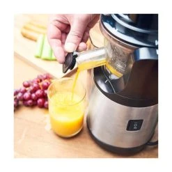 Bestes Angebot 🎁 GASTROBACK 40145 Slow Juicer Advanced Vital, Starker 150 Watt Motor Mit 70 Umdrehungen/min, Press-Schnecke Mit Verstärktem Edelstahlkern, Besonders Leise, Edelstahl, Schwarz, Silber 🛒 -Gastroback Verkaufsladen unnamed file 113