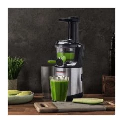 Bestes Angebot 🎁 GASTROBACK 40145 Slow Juicer Advanced Vital, Starker 150 Watt Motor Mit 70 Umdrehungen/min, Press-Schnecke Mit Verstärktem Edelstahlkern, Besonders Leise, Edelstahl, Schwarz, Silber 🛒 -Gastroback Verkaufsladen unnamed file 114