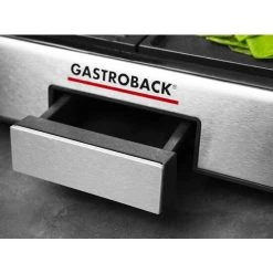 Am billigsten ✨ GASTROBACK, Artikel-Nr 42524 Design Tischgrill Plancha & BBQ, 1300 cm² Grillfläche, Getrennt Regelbare Profi-Grill-Wendeplatten, 2.000 Watt, 2000, Aluminium-Druckguss, Schwarz, Silber 👏 -Gastroback Verkaufsladen unnamed file 125