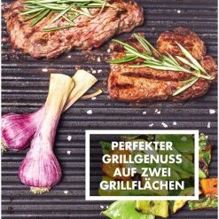 Am billigsten ✨ GASTROBACK, Artikel-Nr 42524 Design Tischgrill Plancha & BBQ, 1300 cm² Grillfläche, Getrennt Regelbare Profi-Grill-Wendeplatten, 2.000 Watt, 2000, Aluminium-Druckguss, Schwarz, Silber 👏 -Gastroback Verkaufsladen unnamed file 127