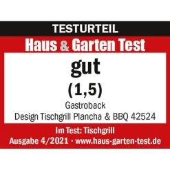 Am billigsten ✨ GASTROBACK, Artikel-Nr 42524 Design Tischgrill Plancha & BBQ, 1300 cm² Grillfläche, Getrennt Regelbare Profi-Grill-Wendeplatten, 2.000 Watt, 2000, Aluminium-Druckguss, Schwarz, Silber 👏 -Gastroback Verkaufsladen unnamed file 130