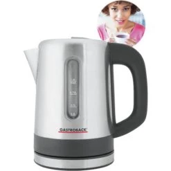 Großhandel ✨ GASTROBACK 42435 Elektrischer Wasserkocher, 2200 W, 1 Liter, 0 Dezibel, Aluminium, Keine Farbe 🧨 -Gastroback Verkaufsladen unnamed file 225