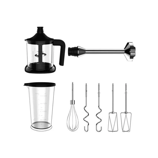 Großhandel ❤️ Gastroback Design Handmixer Pro, 0,8 L, Schwarz, Silber, Schlagen, Mischung, Kotelett, Schneiden, Mixen, 1,45 M, Duralumin, 500 W 🥰 4 Großhandel ❤️ Gastroback Design Handmixer Pro, 0,8 L, Schwarz, Silber, Schlagen, Mischung, Kotelett, Schneiden, Mixen, 1,45 M, Duralumin, 500 W 🥰 – Bild 2