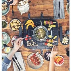 Besorgen 🎉 Gastroback Family & Friends Raclette/Fondue Set Schwarz Antihaftbeschichtet ✔️ -Gastroback Verkaufsladen unnamed file 290