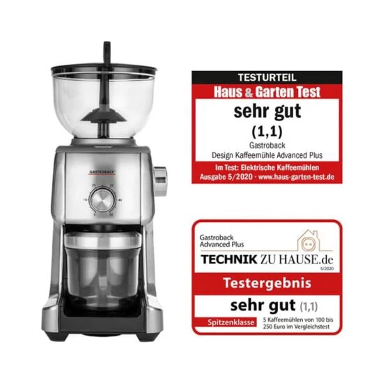 Coupon 👍 Gastroback Design Kaffeemühle Advanced Plus Kaffeemühle 🔥 4 Coupon 👍 Gastroback Design Kaffeemühle Advanced Plus Kaffeemühle 🔥 – Bild 2