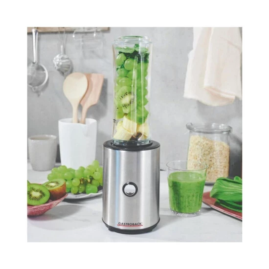 Budget 🎉 Gastroback 41030 Design Smoothie Maker Mix Und Go Edelstahl-Schwarz Rutschfest 🎉 5 Budget 🎉 Gastroback 41030 Design Smoothie Maker Mix Und Go Edelstahl-Schwarz Rutschfest 🎉 – Bild 3