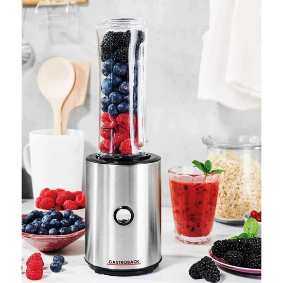 Budget 🎉 Gastroback 41030 Design Smoothie Maker Mix Und Go Edelstahl-Schwarz Rutschfest 🎉 7 Budget 🎉 Gastroback 41030 Design Smoothie Maker Mix Und Go Edelstahl-Schwarz Rutschfest 🎉 – Bild 5