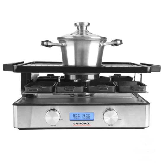 Brandneu 🌟 Gastroback 2 In 1 Design Raclette Fondue 42562 Advanced Plus 🥰 10 Brandneu 🌟 Gastroback 2 In 1 Design Raclette Fondue 42562 Advanced Plus 🥰 – Bild 8