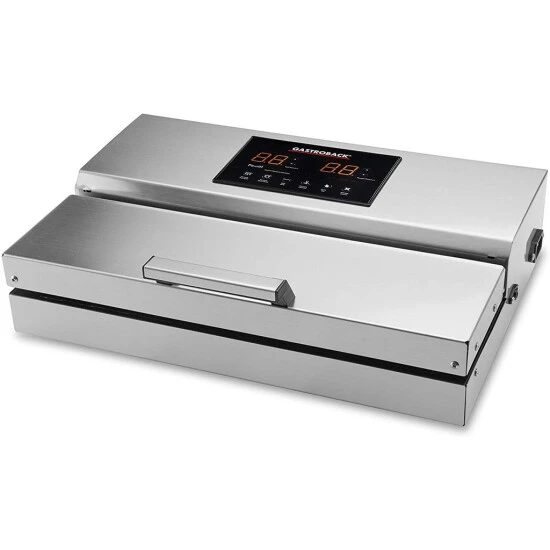 Großhandel 👏 GASTROBACK 46017 Design Vakuumierer Advanced Professional Plus, Leistungsstarke Vakuumpumpe (20 L/min, 0.9 Bar) Herausnehmbare Vakuumkammer, 290 Watt, Edelstahl, Silber 😀 3 Großhandel 👏 GASTROBACK 46017 Design Vakuumierer Advanced Professional Plus, Leistungsstarke Vakuumpumpe (20 L/min, 0.9 Bar) Herausnehmbare Vakuumkammer, 290 Watt, Edelstahl, Silber 😀