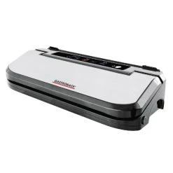 Auslauf ✔️ Gastroback Design Basic, Schwarz, Edelstahl, 800 Mbar, Kanister, Marinieren, Puls Vac, Vakuum-Dichtung, Berührung, 11 L/min, 30 Cm 👏