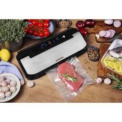 Auslauf ✔️ Gastroback Design Basic, Schwarz, Edelstahl, 800 Mbar, Kanister, Marinieren, Puls Vac, Vakuum-Dichtung, Berührung, 11 L/min, 30 Cm 👏 -Gastroback Verkaufsladen unnamed file 699